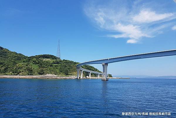 2018/07 九州/長崎 從軍艦島搭船回長崎市區的海上風景