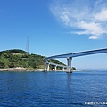 2018/07 九州/長崎 從軍艦島搭船回長崎市區的海上風景