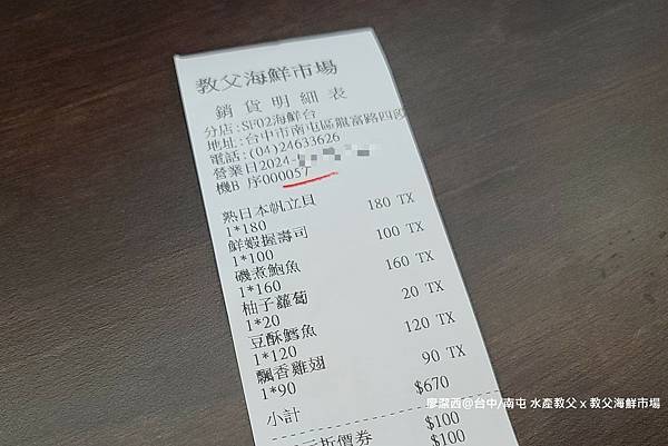 【台中/南屯】水產教父 x 教父海鮮市場