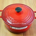 LE CREUSET 圓形鑄鐵鍋-櫻桃紅