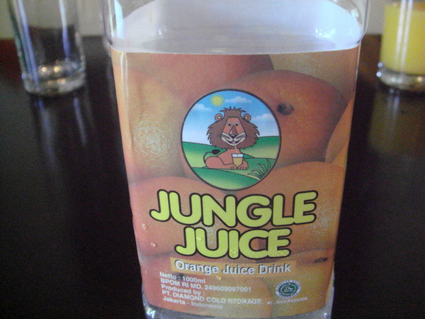 印尼算好喝的柳橙汁 請看獅子牌唷