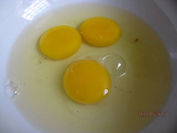 鸡蛋3粒