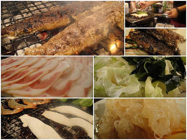 食材蠻新鮮的~還有人幫忙烤魚蝦~ 食材蠻新鮮的~還有人幫忙烤魚蝦~