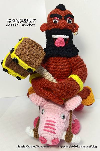 crochet Hog Rider - crochet -Clash of Clans - Hog Rider @Clash of Clans -crochet free pattern hog rider - crochet hog -毛線-編織-毛線娃娃-野豬騎士-部落衝突 -野豬騎士@部落衝突-crochet free pattern9.jpg