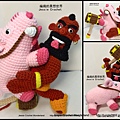 crochet Hog Rider - crochet -Clash of Clans - Hog Rider @Clash of Clans -crochet free pattern hog rider - crochet hog -毛線-編織-毛線娃娃-豬-野豬騎士-部落衝突 -野豬騎士@部落衝突-crochet free pattern1.jpg