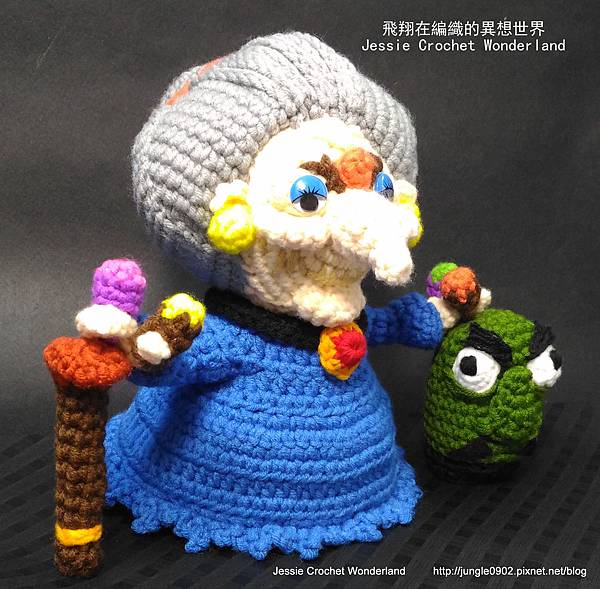 crochet Yubaba@Spirited Away - crochet Yubaba free pattern -crochet spirited away yubaba -毛線-編織-毛線娃娃-湯婆婆 -神隱少女-千與千尋 Crochet Pattern Yubaba 6.jpg