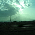 透露的光的富士山~真美