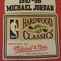 M&N 1997-98 MICHAEL JORDAN #23 ROAD JERSEY AU44 NWT