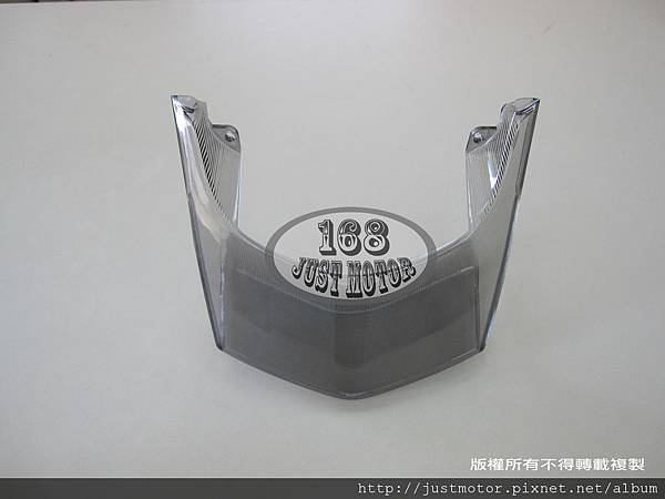 適用YAMAHA山葉 勁戰125機車-後燈殼-透明灰