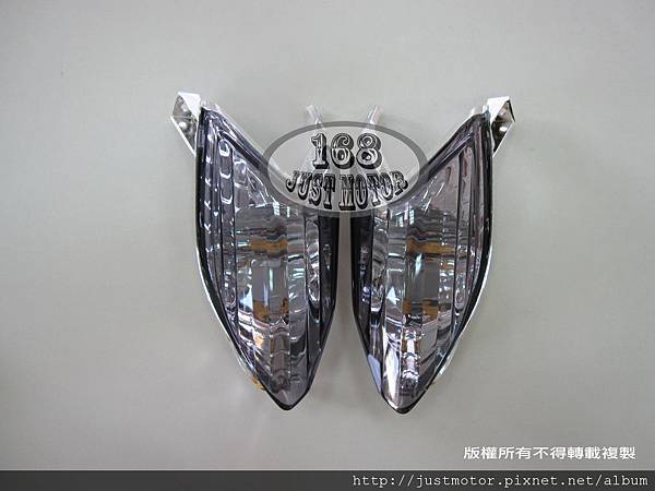 適用YAMAHA山葉 勁戰125機車-前方向燈組-透明灰