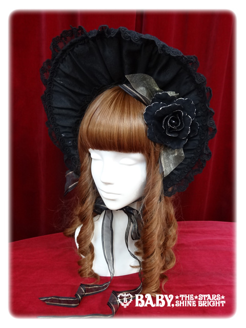 TwinkleDollBonnet-black