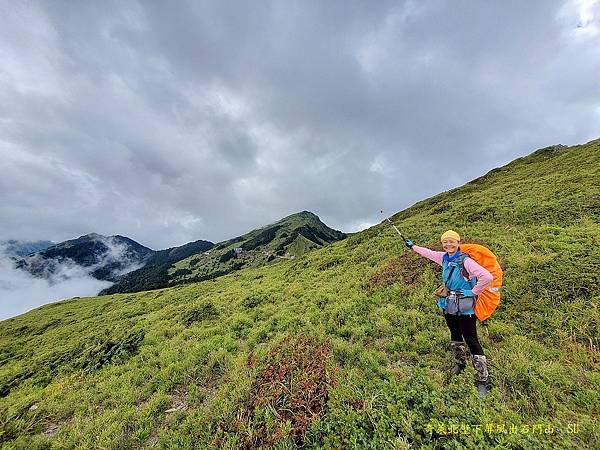 奇萊北壁下屏風出石門山