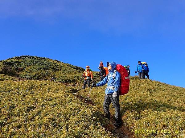 奇萊北壁下屏風出石門山