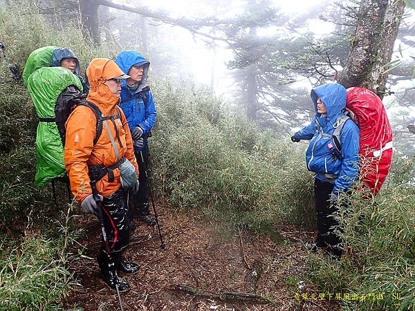 奇萊北壁下屏風出石門山