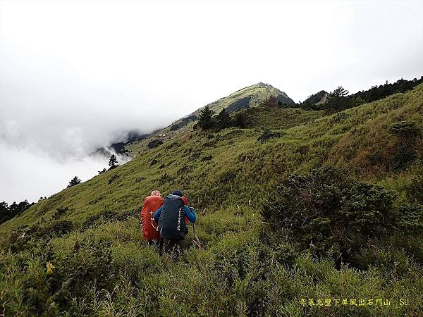 奇萊北壁下屏風出石門山