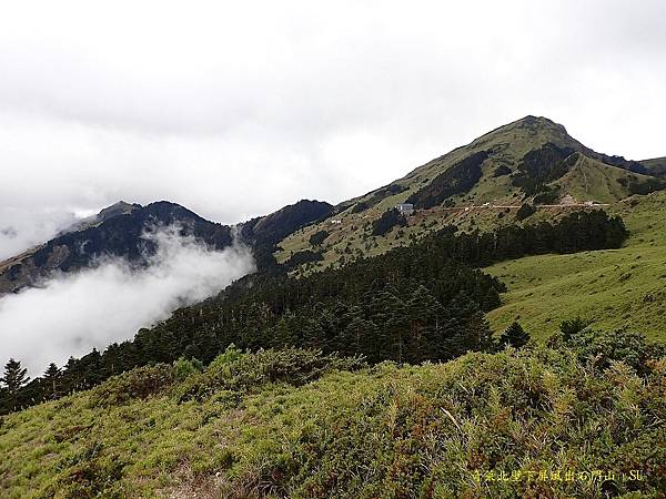 奇萊北壁下屏風出石門山