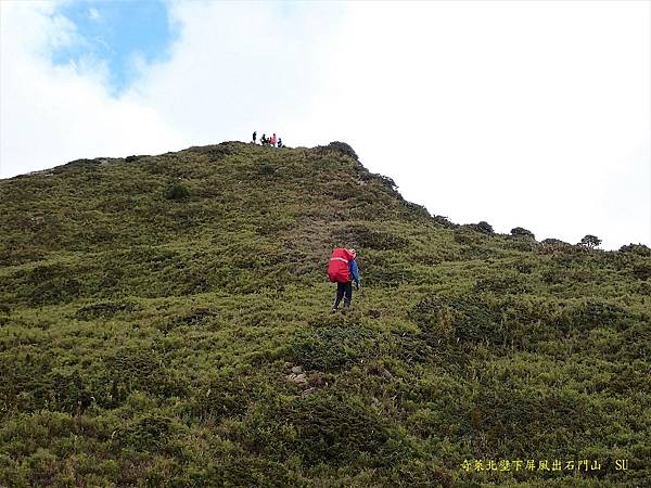 奇萊北壁下屏風出石門山