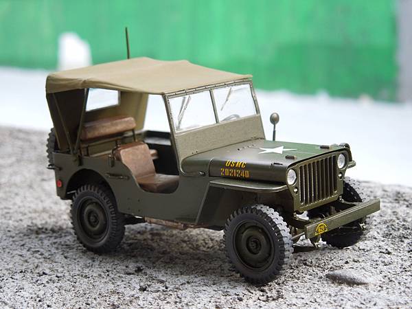 Willys MB Jeep 美國威利吉普車，含拖車( IT