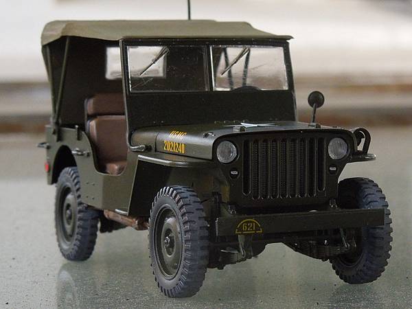 Willys MB Jeep 美國威利吉普車，含拖車( IT