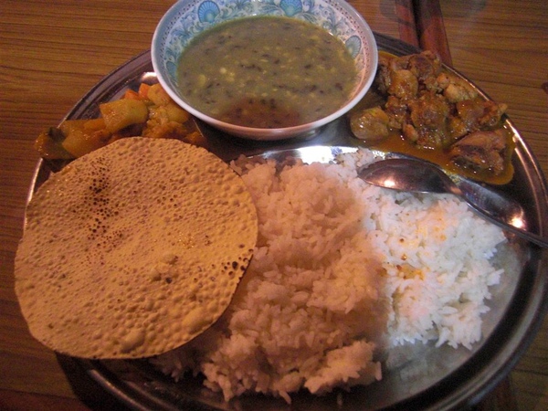 道地的尼泊爾食物