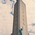 1987年12月，江蓋世單車環島「國土之旅」，與童鴻欽鐵馬走台灣，宣揚台灣獨立理念。11.jpg