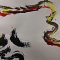 B2401＜天公疼戇人＞_彩墨宣紙_江蓋世(2013)  Chiang kai-Shih's Calligraphy.JPG