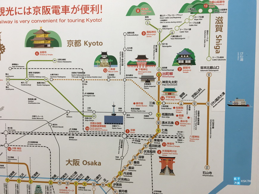 京都 重要交通票券 京阪電車 京都觀光一日券 京都大阪觀光一日券 二日券 京阪電車外國人專用優惠票券 日本自助旅行大補帖 凱子凱