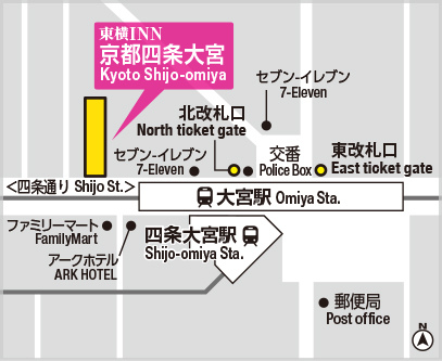 京都 住宿 東橫inn 京都四條大宮 近阪急大宮站 嵐電四條大宮站 住宿經驗分享 交通分析 日本自助旅行大補帖 凱子凱 痞客邦