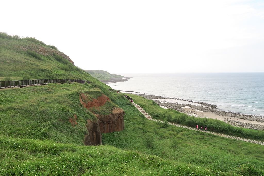 澎湖--西嶼 內垵沙灘、漁翁島燈塔夕陽、外垵漁港夜景