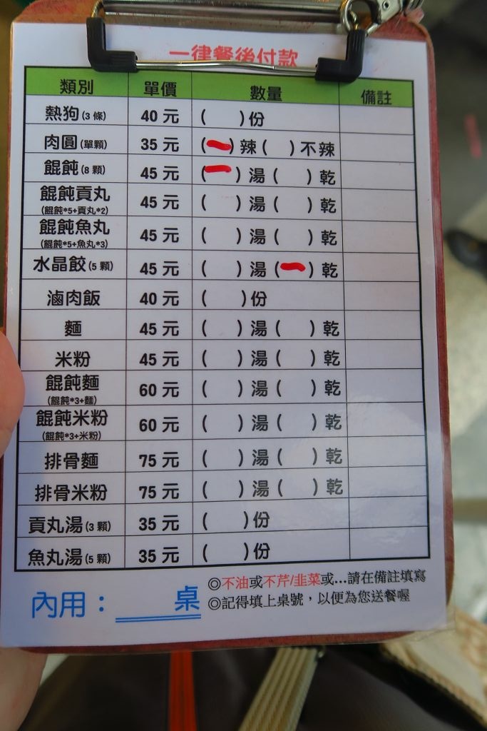 苗栗--苗栗市  江技舊記專業餛飩