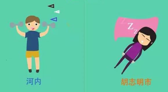 河內和胡志明市的十個有趣不同
