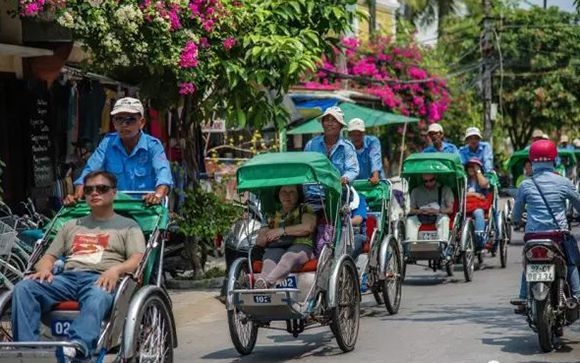 越南風情特色：人力三輪車