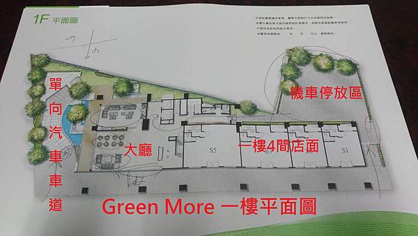 Green More 一樓平面圖