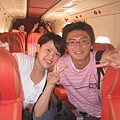 20051009 跟呵哥在七美回高雄的小飛機