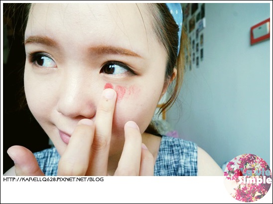 宿醉妝 血色腮紅 日本流行 visee 純真唇頰彩 妝容教學