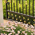 2011.03.05~台中心之芳庭-許諾禮堂,入口處用花點綴的很美~~.JPG