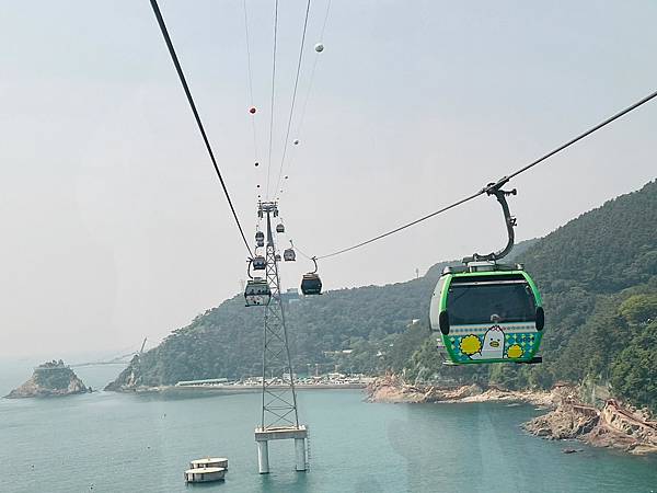 【釜山景點/松島】跨海坐纜車,週末水晶車廂不用久等,到龍宮吊