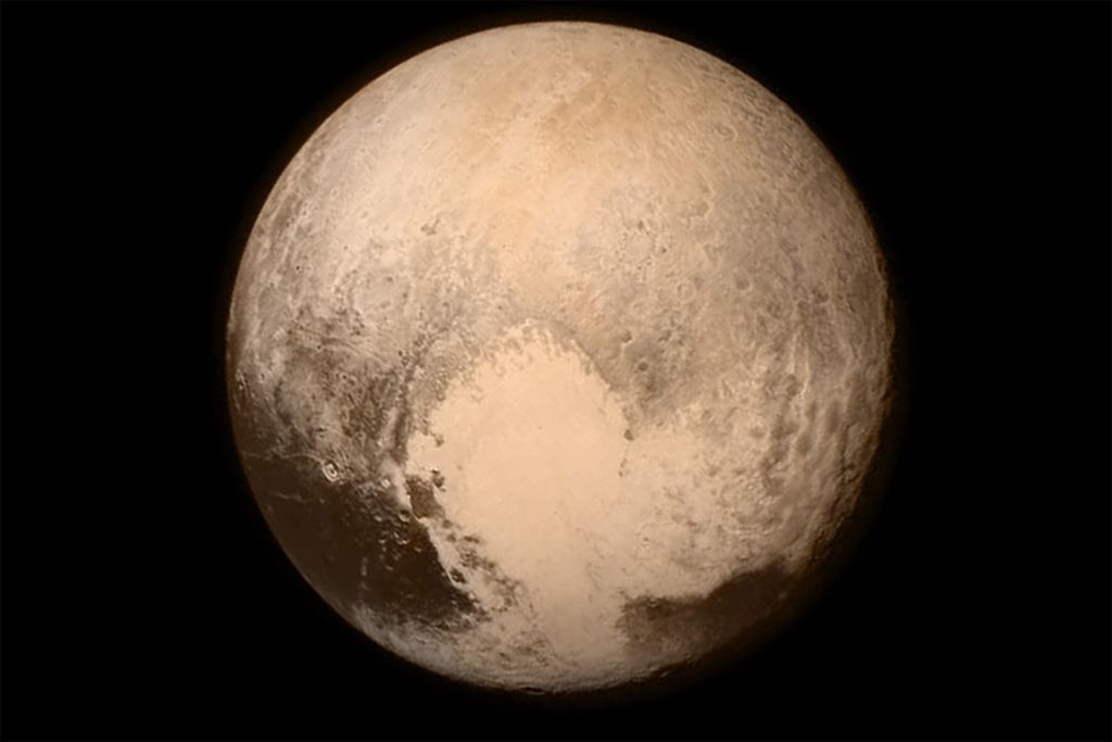 pluto closeup