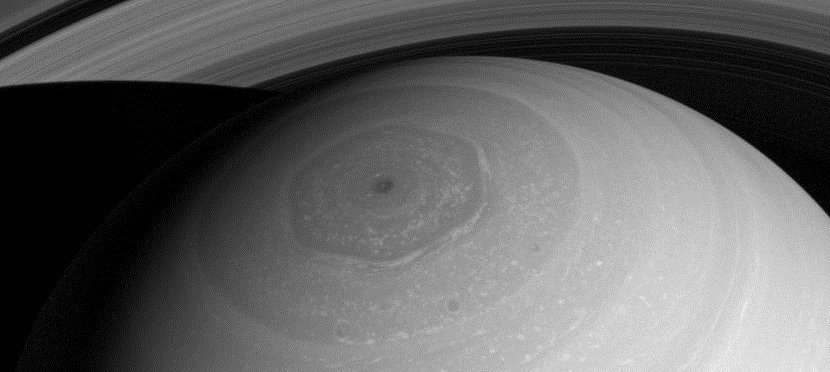 Saturn storm