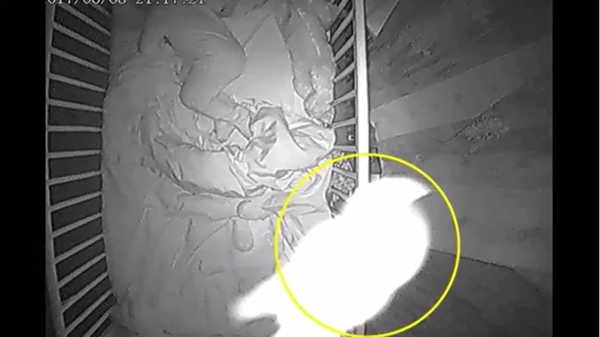 ghost baby cctv