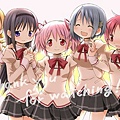 moe 193579 akemi_homura aoki_ume kaname_madoka miki_sayaka puella_magi_madoka_magica sakura_kyouko seifuku tomoe_mami wallpaper