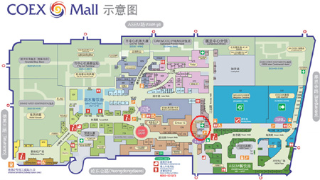 COEX Mall map 