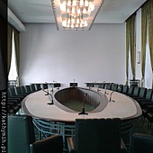 Independence Palace oval table