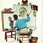 Norman Rockwell 自畫像