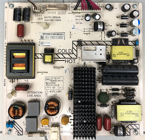 Kolin 歌林 液晶電視 KLT-55EVT01 黑屏 有