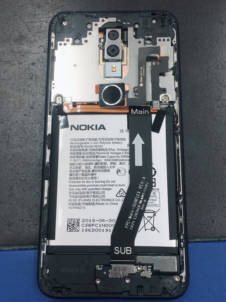 Nokia 6.1 plus 無法充電不能充電故障維修-1.jpg