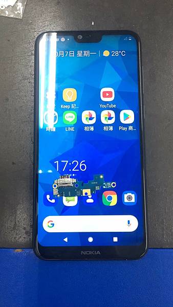 NOKIA6.1PLUS x6不能充電維修.jpg