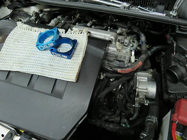 Toyota Wish 2.0 (3ZR-FE )Install KC.TBS Throttle Body Spacer_001 Toyota Wish 2.0 (3ZR-FE )Install KC.TBS Throttle Body Spacer_001