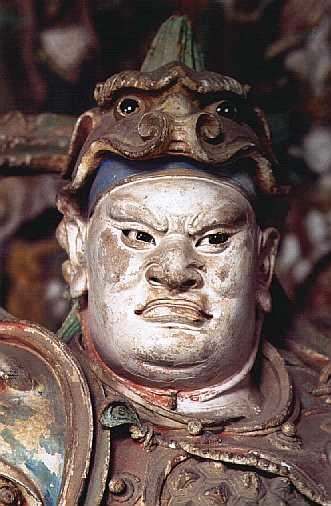 韋陀尊天菩薩 5(臉部特寫-雙林寺 千佛殿 ).jpg 韋陀尊天菩薩 5(臉部特寫-雙林寺 千佛殿 ).jpg