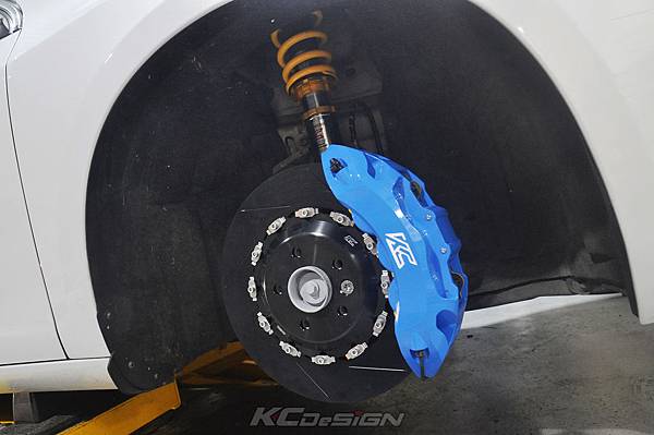 Volvo S60 T4 升級 KCDesign 倒插式避震器、SM6 中六活塞(叛逆藍)+350mm後碟、鋁合金渦輪管_049.jpg